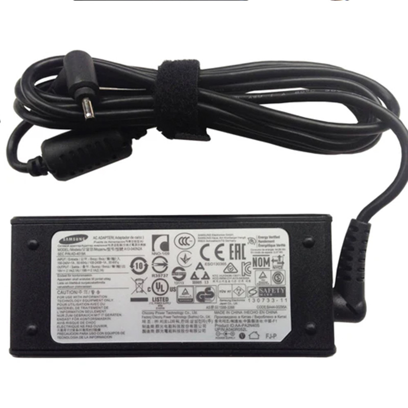 Original Samsung 19V 2.1A 40W OEM Laptop AC Adapter Charger PA-1400-14, 3.0*1.1mm